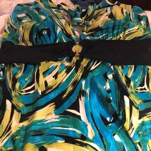 Tropical tankini top ~ barely worn !